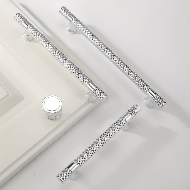 1 قطعة LS-SL5114-YS-128-1 مقبض بلاستيكي حديث بسيط للأبواب الخزانة والأدراج وخزائن الأحذية، طراز بمقبض بلاستيكي للأثاث. - Image 2