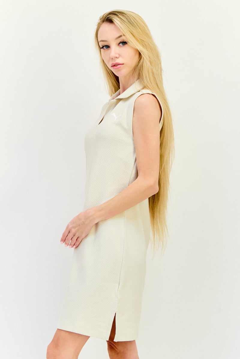 PUMA Women Sportswear Fit Sleeveless Outdoor Dress, Off White  - Image 2