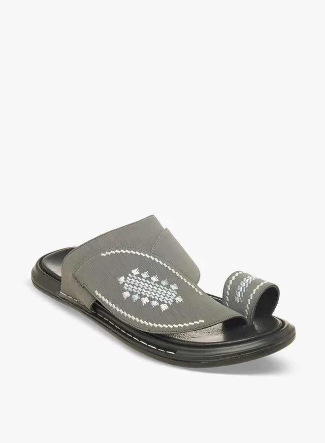 Al Waha Men Slip-On Leather Arabic Sandals