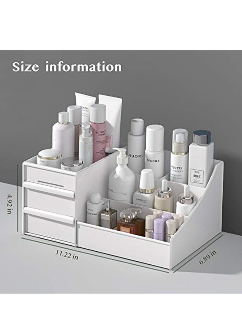 Stylish and Spacious Makeup Organizer with Drawers Ideal for Vanity Bathroom and Bedroom Storage - Image 4