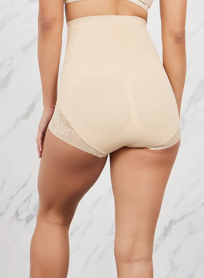 ستايلي Lace Trim Smooth High Waist Shapewear