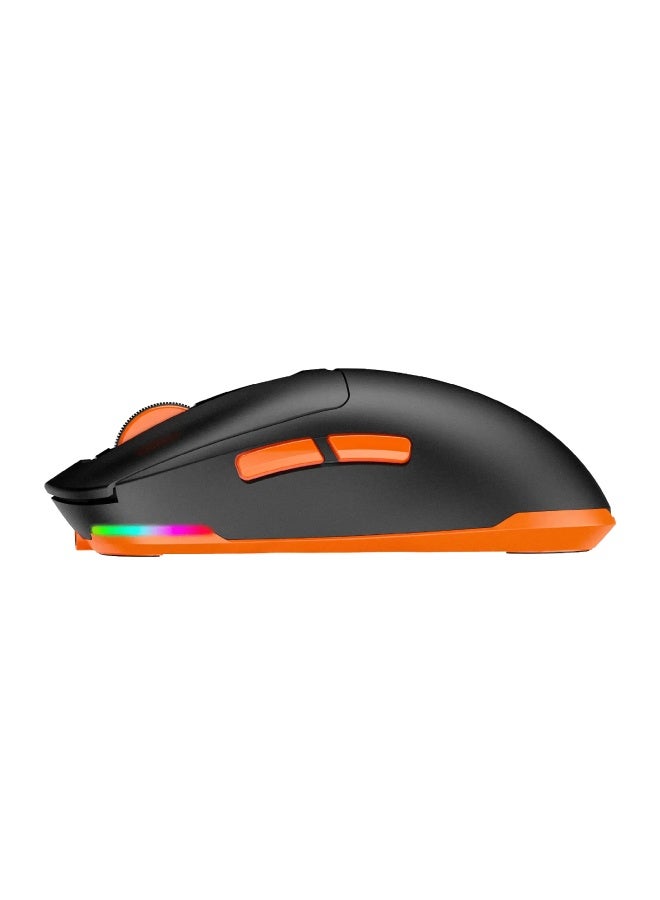ميشين ماوس ألعاب لاسلكي ثلاثي الأوضاع مع إضاءة RGB Air GW24 - أسود - Image 5