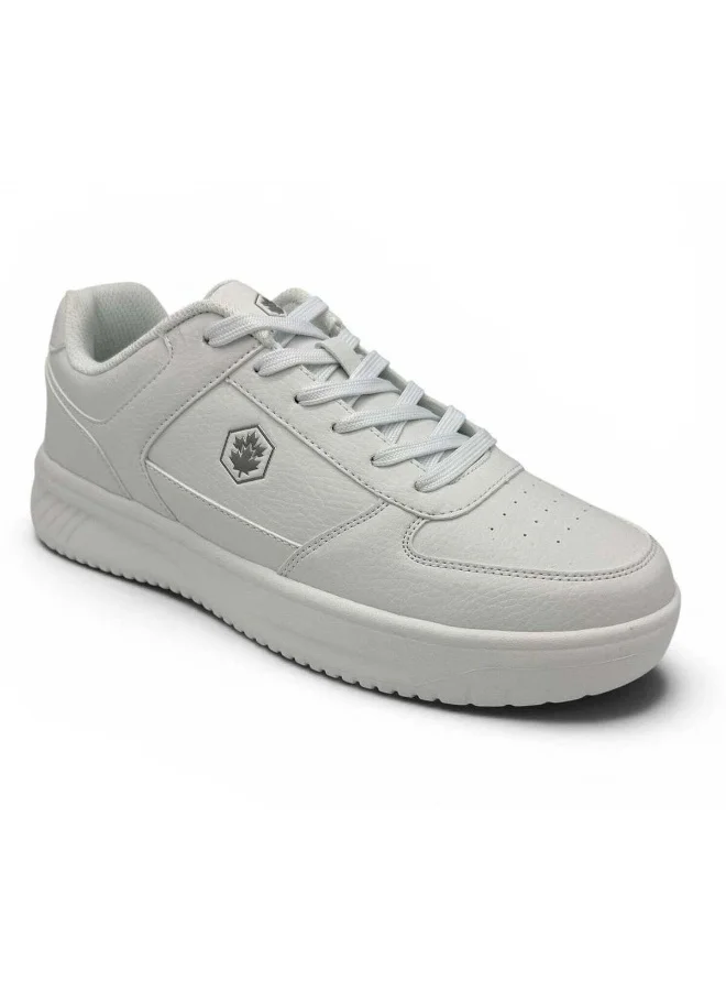 Lumberjack Lumberjack Men's White Casual Sneakers | Lightweight Lace-Up Walking Shoes | Comfortable Everyday Fashion Shoes | Low-Top Lifestyle Sneakers