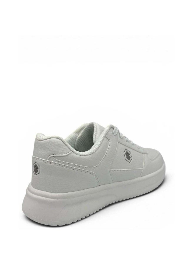 Lumberjack Men's White Casual Sneakers | Lightweight Lace-Up Walking Shoes | Comfortable Everyday Fashion Shoes | Low-Top Lifestyle Sneakers - Image 4