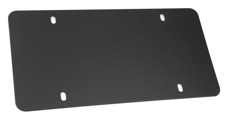 LFPartS Stainless Steel Backing Reinforce Plate for License Plate, Black (Pack of 1) - Image 1