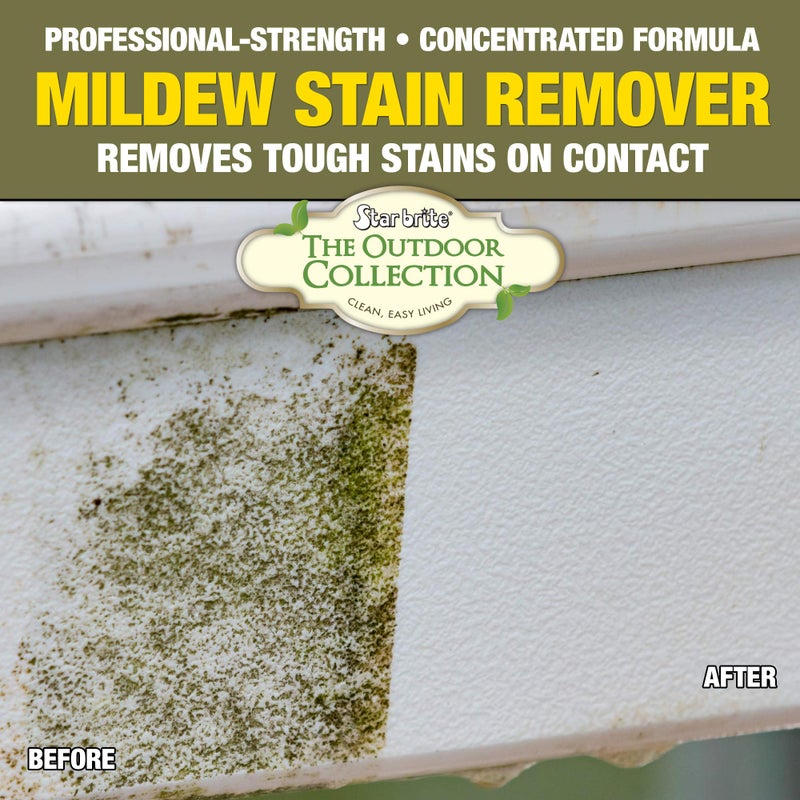 STAR BRITE Outdoor Collection All Surface Mold Stain & Mildew Stain Remover Spray - Cleans & Removes Stains on Contact - 32 OZ Spray (054432) - Image 3