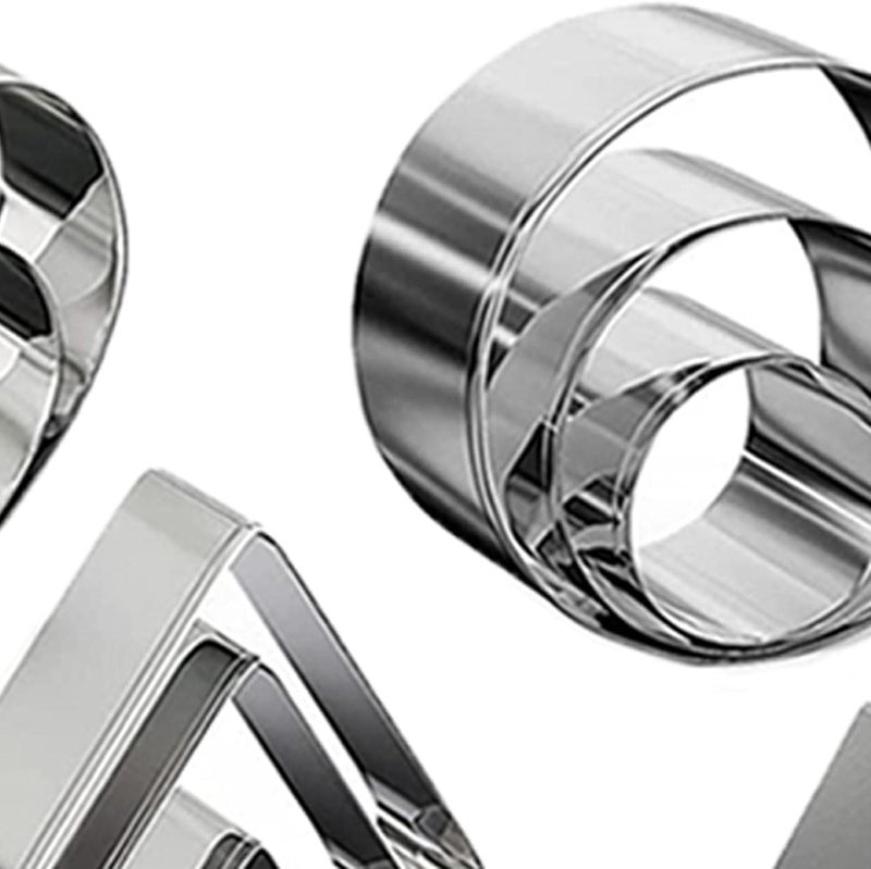 كلاراكو قواطع طين بوليمر من الفولاذ المقاوم للصدأ، قواطع طين لصنع الأقراط والقلائد - 130 قطعة - Image 2