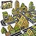 GobiDex Magnetic Tiles Army Toys Military Magnetic Building Blocks for Kids 35 48 Girls Boys Toys Age 46 68 STEM Sensory Army Men Toddler Birthday Gifts for 3 Year Old Kids Toy - Image 3
