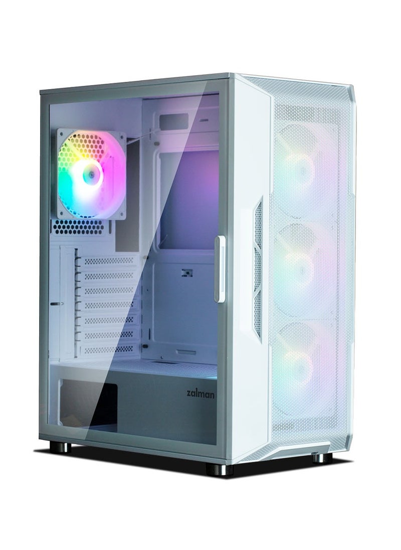 ZALMAN Zalman i3neo gaming computer case, white  - Image 1