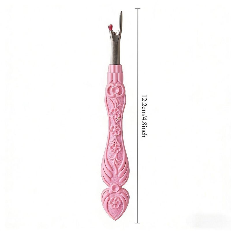 Blue Ergonomic Seam Ripper with Sharp Stainless Steel Blade Comfort Grip for Sewing Quilting - Image 4