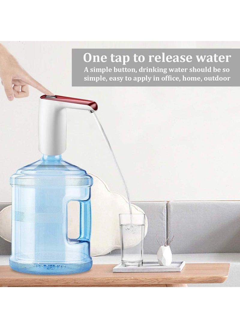 Electric Water Dispenser Pump, 2-5 Gallon Universal Portable Electric Water Pump USB Charging Drinking Water Pump Portable Automatic Water Bottle Pump for Home Kitchen Office Camping Water Dispenser - Image 5