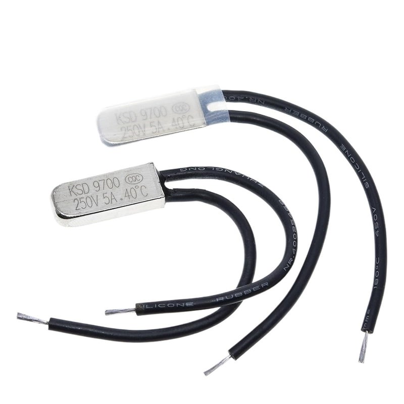 KSD9700 5A 250V NC Thermal Protector Bimetal Disc Thermostat 20 Degree Temperature Switch - Image 2