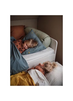 Zaboon Duvet cover and pillowcase, check pattern white/yellow, 150x200/50x80 cm  - Image 5