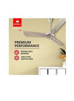 Havells Havells 1200mm Ambrose Energy Saving Ceiling Fan (Gold Mist Wood, Pack of 1)  - Image 3