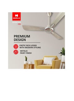 Havells Havells 1200mm Ambrose Energy Saving Ceiling Fan (Gold Mist Wood, Pack of 1)  - Image 5