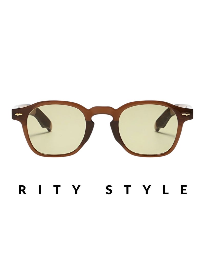 RITY Men & Women Polarized Sunglasses with UV Protection | Trendy Lightweight Fashion Eyewear for Driving, Travel, Beach & Outdoor Activities | Comfortable & Durable Design - Image 4