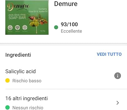 Demure AHA BHA PHA Tea Tree Soap Salicylic Acid Bar Exfoliating Soap for Face and Body cleansing Moisturizing effect Pores and Sebum Care for Sensitive Skin - Image 2