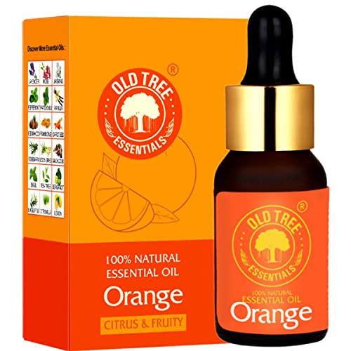 Old Tree Orange Essential Oil (15ml) - for Skin, Hair Care, Home Fragrance, Candle Making and Aromatherapy - Pure and Natural, Undiluted Perfume Oil with Glass Dropper - Image 1