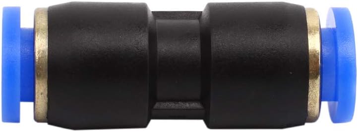 Sns Push to Connect Straight 1/4" Tube OD Plastic Union Pipe Tube Fitting Straight Pneumatic Connector(10 PCS) SPU-1/4 - Image 4