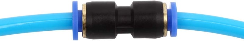 Sns Push to Connect Straight 1/4" Tube OD Plastic Union Pipe Tube Fitting Straight Pneumatic Connector(10 PCS) SPU-1/4 - Image 2