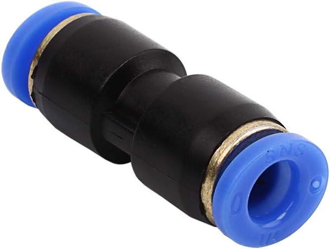 Sns Push to Connect Straight 1/4" Tube OD Plastic Union Pipe Tube Fitting Straight Pneumatic Connector(10 PCS) SPU-1/4 - Image 5
