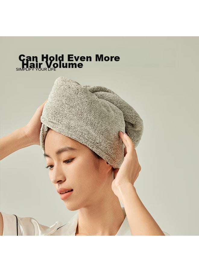 Muji Quick-drying Hair Towel, Highly Absorbent, Class A Towel, Thick, Skin-friendly, Soft, Striped - Image 4