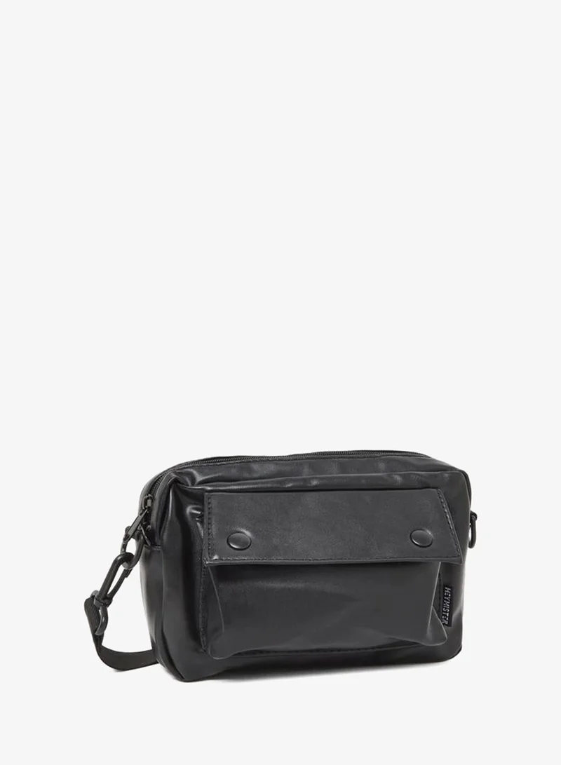 ستايلي شنطة كروس من الجلد الأسود