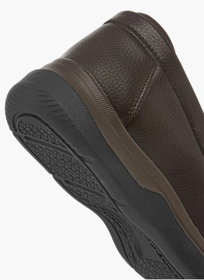 ال بي ال من شو اكسبرس Men Tape Accent Slip-On Loafers