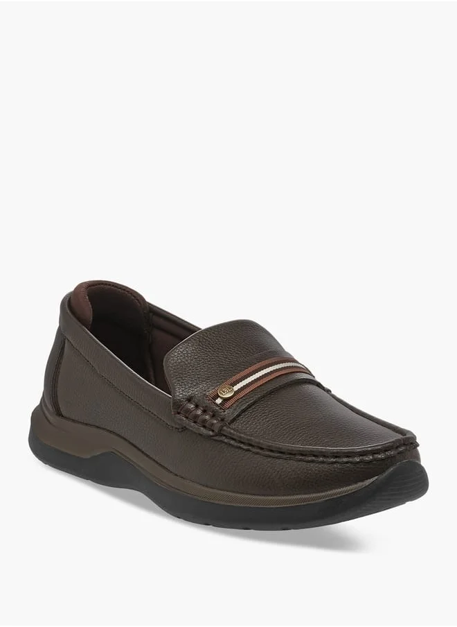 LBL by Shoexpress Men Tape Accent Slip-On Loafers