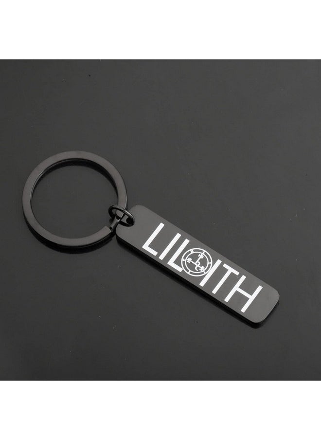 Lywjyb Birdgot - Sigil Of Lilith Keychain Witchy Gifts Mythology Jewelry For Men Women (Lilith Ky Black) - Image 1
