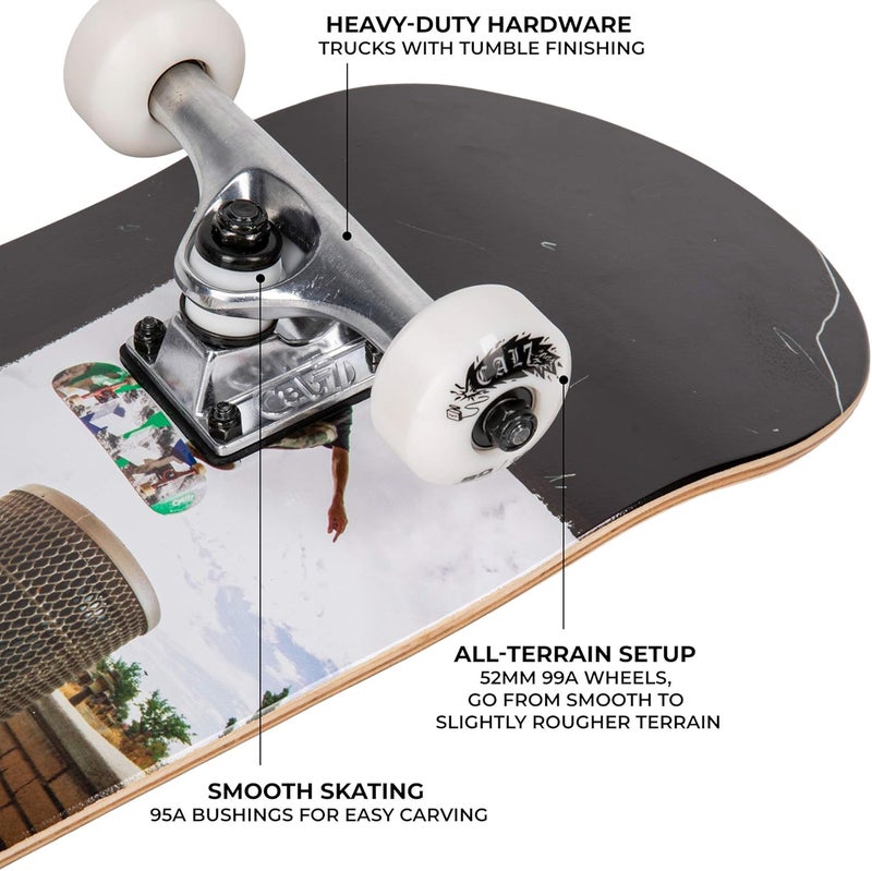 Cal 7 Complete Standard Skateboard 7.5-8-Inch Deck - Image 4