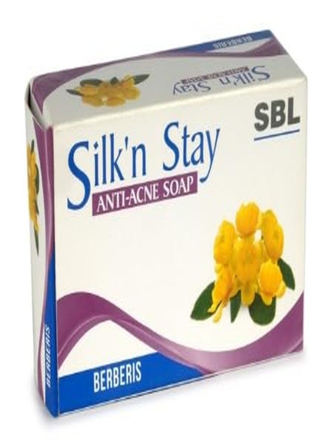 Silk N' Stay Anti Acne Soap-75GM (Berberis)