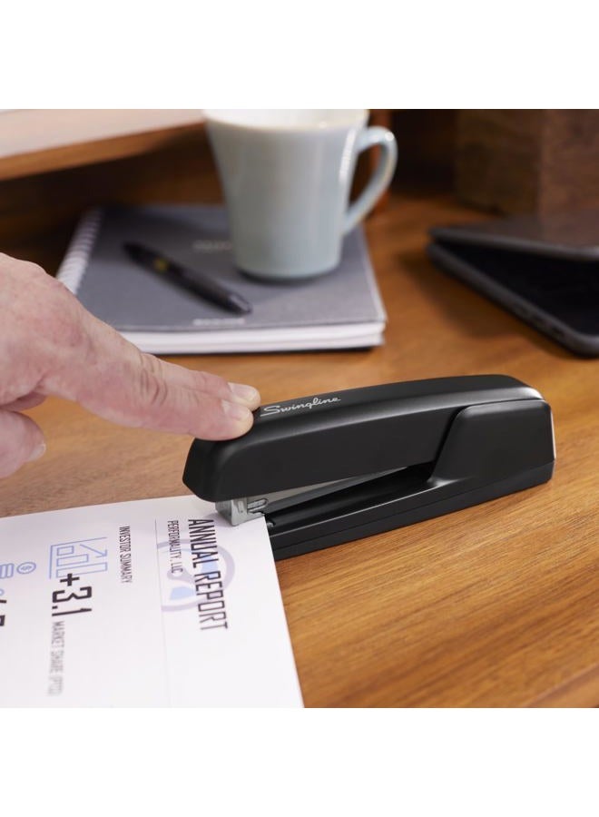 Swingline Stapler, 30 Sheet Capacity, 747 Business Stapler, Jam Free, Metal, Matte Black (S7074742) - Image 3