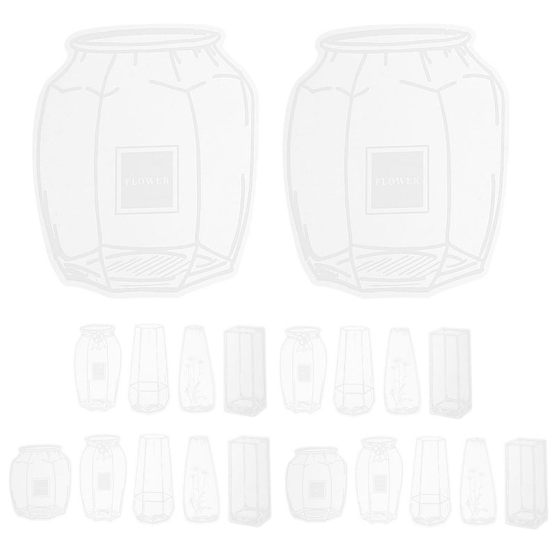 حزمة ملصقات DIY على شكل زجاجة 20 قطعة لأعمال القصاصات وتزيين حفلات التخرج - Image 2