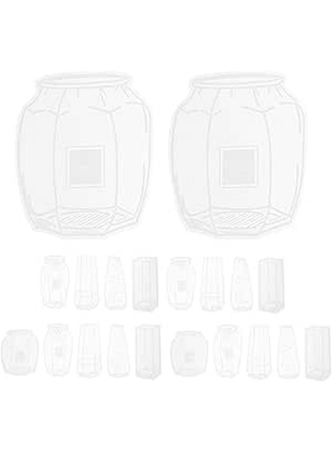 حزمة ملصقات DIY على شكل زجاجة 20 قطعة لأعمال القصاصات وتزيين حفلات التخرج - Image 1