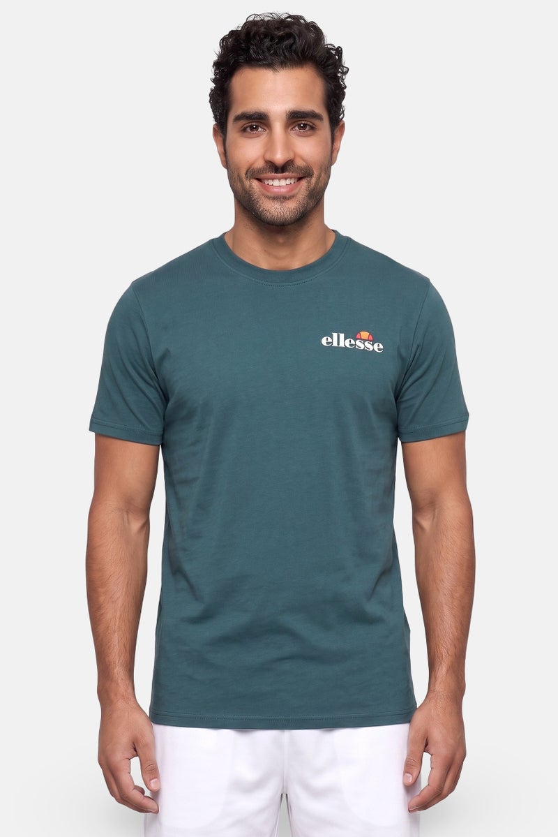 Ellesse Men Sportwear Fit Short Sleeve Training T-Shirt, Dark Green - Image 1