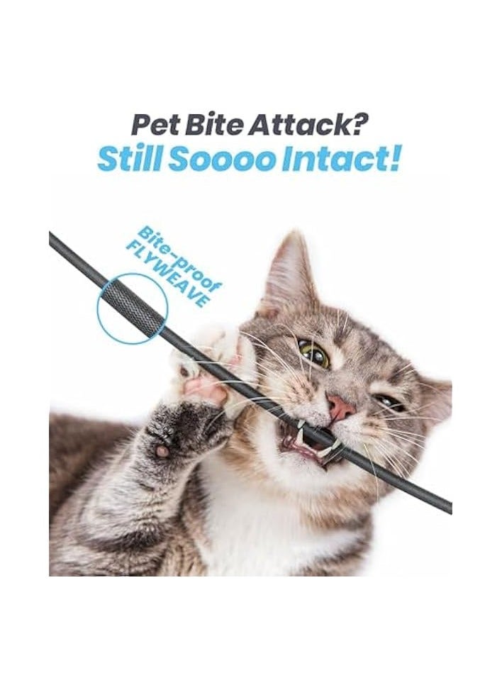 INIU USB C Cable, [5 Pack 3.1A] QC 3.0 Fast Charging USB Type C Cable, (3.3+3.3+6+6+10ft) Nylon Braided Phone Charger USB-C Cable for Samsung Galaxy S20 S10 S9 S8 Plus Note 10 LG Google Pixel Moto etc - Image 3