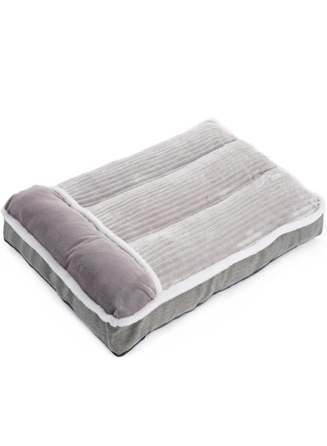 WINDRACING Large Dog Bed with Pillow for Crate Kennel, Sofa Dog Bed, Super Soft pet Bed for Medium, Jumbo, Furniture - Image 2