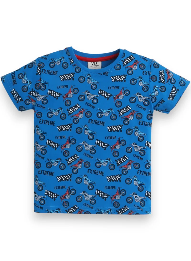 victor and jane Victor and Jane - All-Over Printed T-shirt and Pyjama Set