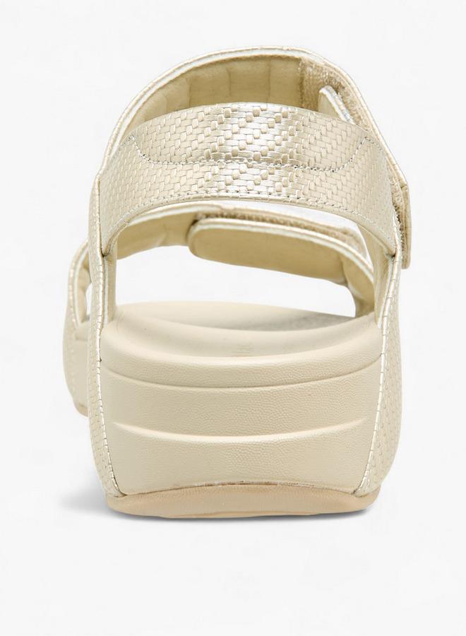 لو كونفورت صنادل نسائية بشريط لاصق بنقوش - Image 5