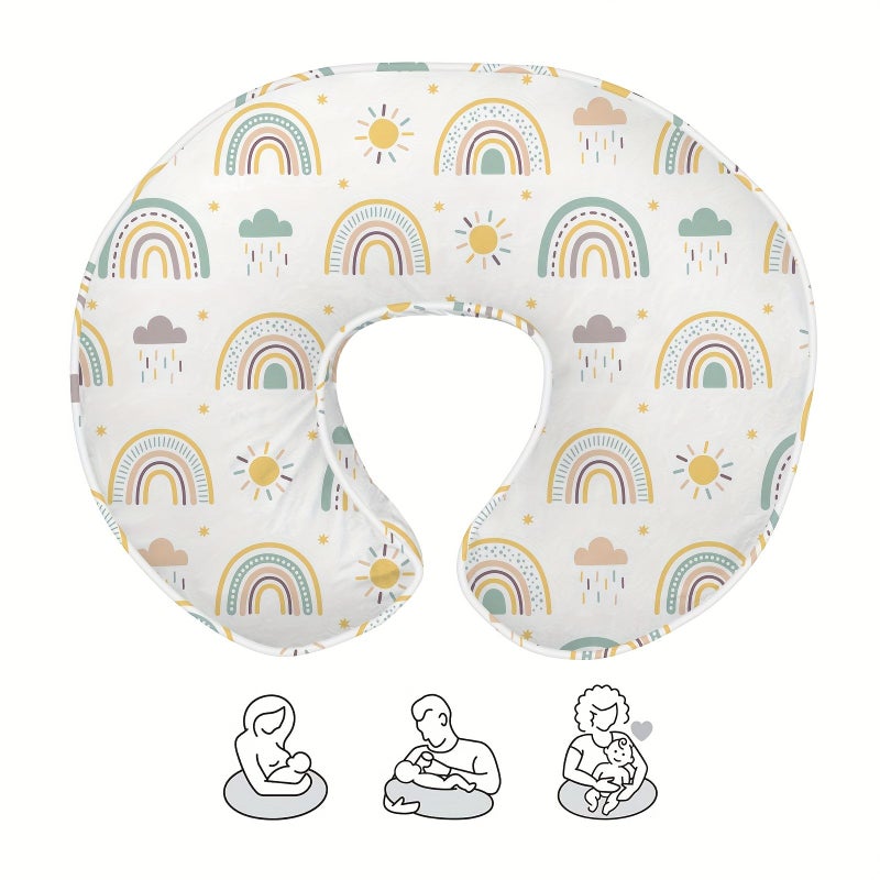 Leaf Butterfly Breastfeeding Pillow Nursing Support Cushion for Mother Baby Bottle Feeding Breathable Cover Multifunctional Travel Pillow 0 12 Months - Image 5