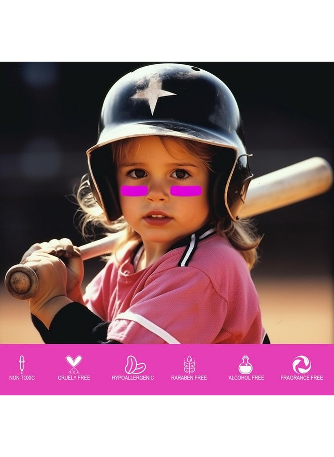 CCbeauty - CCBeauty Pink Eye Black Stick for Multi Sports, Anti-Glare Eye Black For Baseball Football Softball Lacrosse, Water-Proof Eye Black Grease Paint For Athletes & fans - Image 1