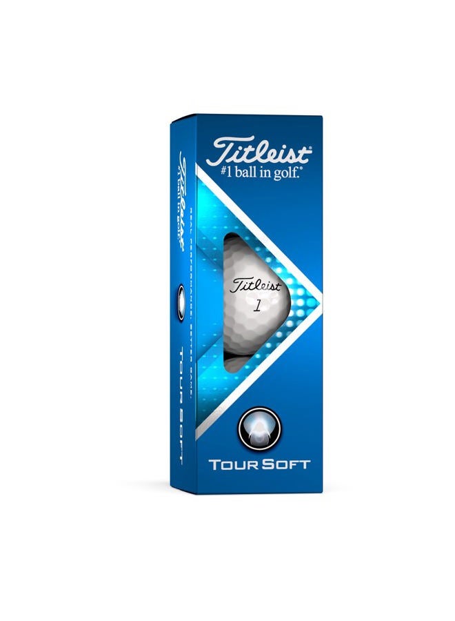 Titleist Tour Soft Golf Balls, White (One Dozen) - Image 5