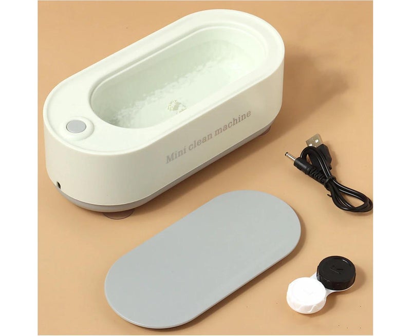 High-Frequency Ultrasonic Cleaning Device for Jewelry and More - White - Image 4