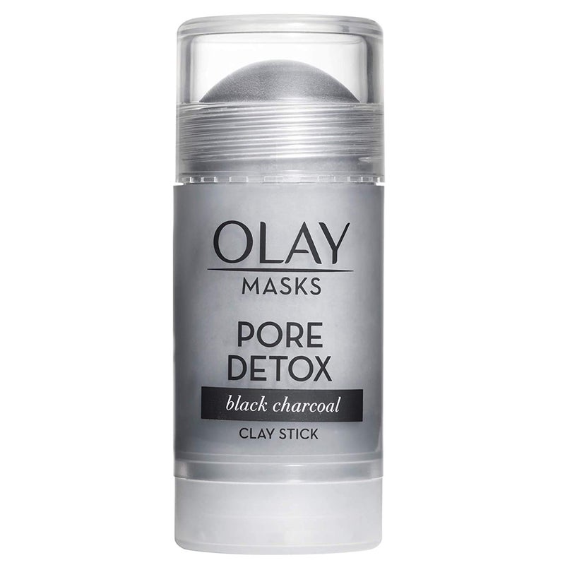 Olay Face Mask by Olay, Clay Charcoal Facial Mask Stick, Pore Detox Black Charcoal, Spa and Beauty Gift for Women 1.7 Oz - Image 1