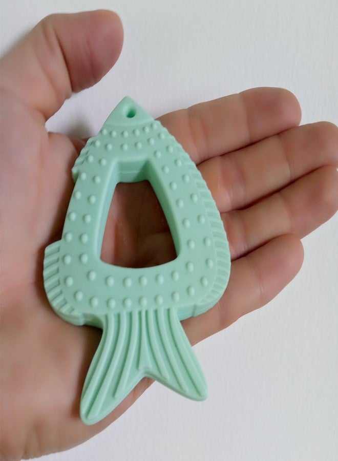 Megoday Baby Teether 3 M+,Chew Toys for Kids Boy Girl Biting Chewing Needs,Funny Fish Teether,Durable, Food Grade Silicone BPA-Free - Image 3