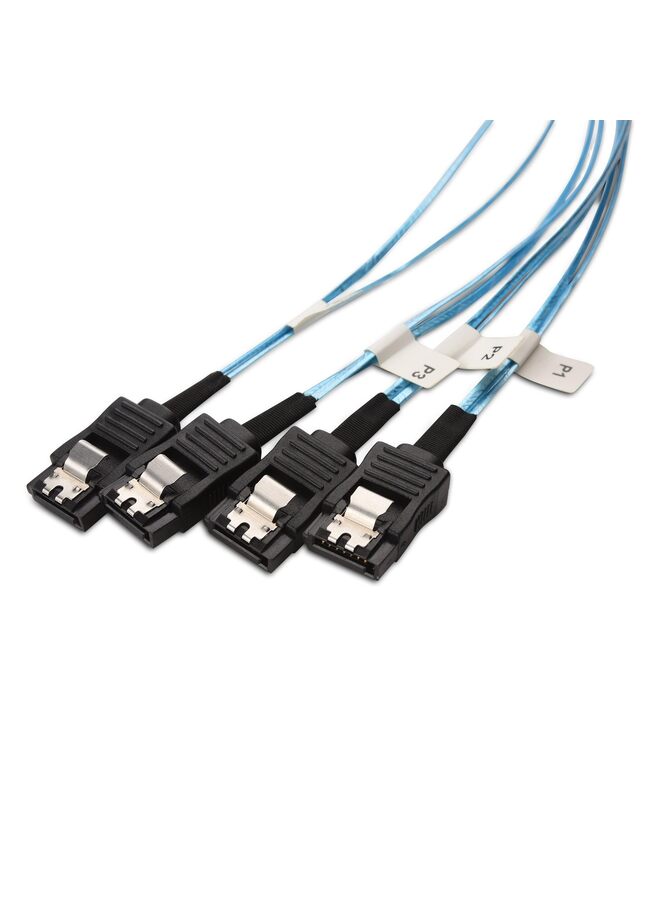 LAMAY Internal Mini SAS to SATA Cable 3.3 Feet (SFF-8087 to SATA Forward Breakout) - Image 3
