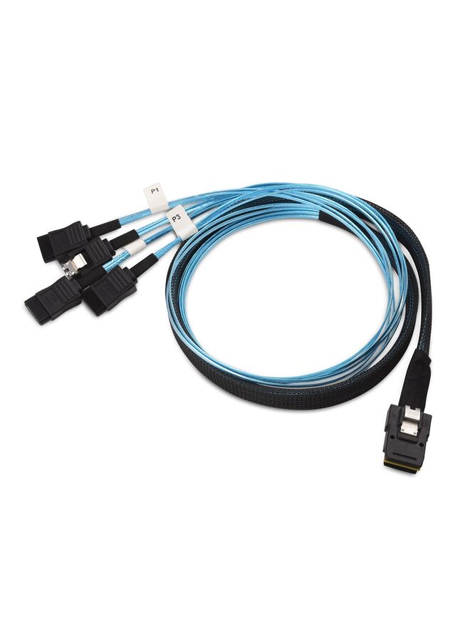 LAMAY Internal Mini SAS to SATA Cable 3.3 Feet (SFF-8087 to SATA Forward Breakout) - Image 2