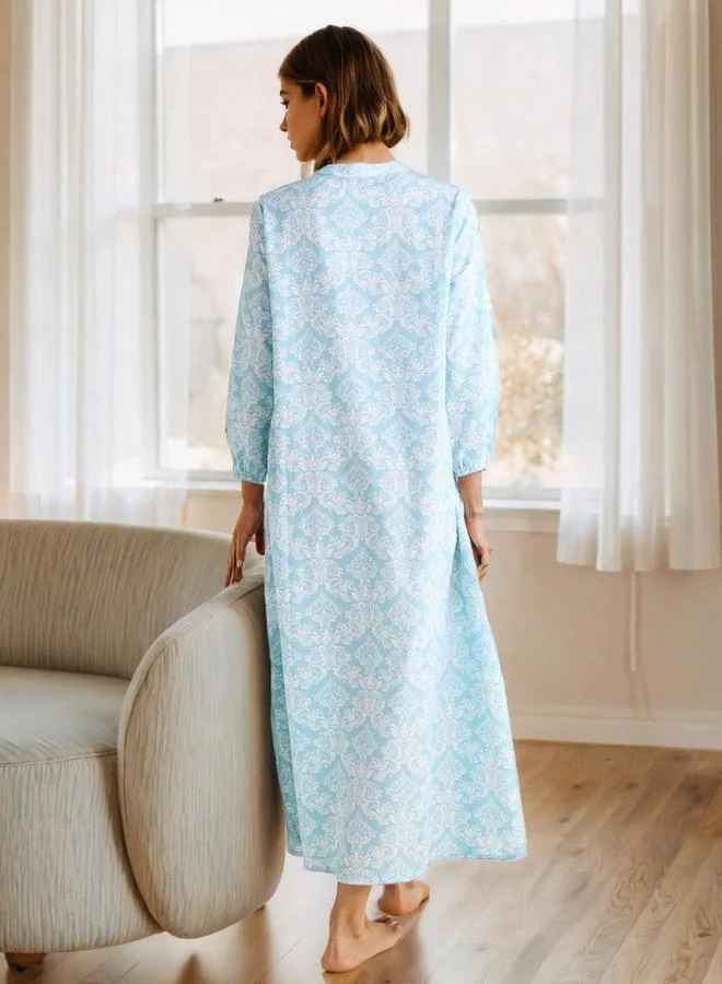 Splash FAV Printed Cotton Night Gown