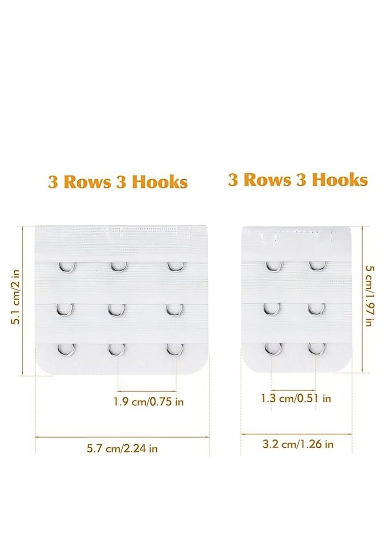 T NEWFUN 6PCS Bra Extenders for Women – 2 Hook & 3 Hook Extension Set in – Soft Stretchy Bra Strap Extenders for Pregnancy, Weight Change, Everyday Comfort - Image 2